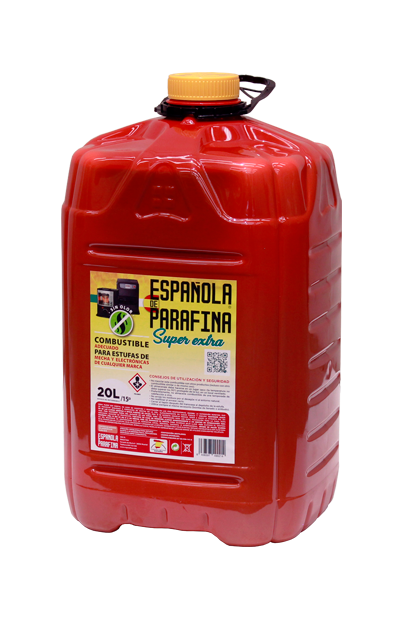 Parafina para Estufas sin Olor Líquida 4 x Bidón 20L SUPER Combustible  Española